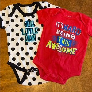 NWOT baby boy onesies